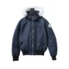 Moose Knuckles Original Ballistic Bomber Navy Jacket - MKC009