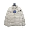 Prada 21fw Classic Triangle Logo Detachable Down Jacket White - PC015