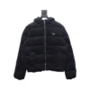 Prada 23FW Corduroy Down Jacket Black - PC008