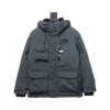 The North Face POLAR Waterproof and Windproof Workwear Multi-pocket Drawstring Hooded Down Jacket Dark Grey - TNC029