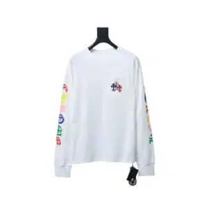 Chrome Hearts 25FW Colorful Cross Print Long Sleeve White - CHK008