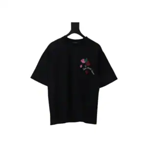 Chrome Hearts 25ss Valentine's Day Patch Embroidered Graffiti T-shirt Black - CHS009