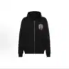 Chrome Hearts CH Black White Miami Horseshoe Zip Up Hoodie - CHK031