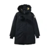 Moose Knuckles 3Q Gold Scissors Black Long Down Jacket - MKC021