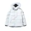 Moose Knuckles Cloud 3Q Down Jacket White - MKC025