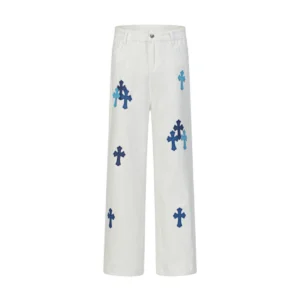 Chrome Hearts Jeans-N2805 White - CHJ001