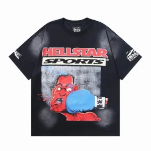 Hellstar Knock-Out T-Shirt Black - HTS092