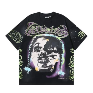 Hellstar T-Shirt Washed Black - HTS034