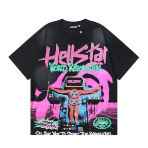 Hellstar T-Shirt Washed Black - HTS046