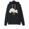 Palm Angels Kill The Bear Cropped Hoodie Black - PAH003
