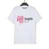 Palm Angels St Barth Heart Sprayed Logo T-Shirt - PAS032