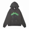 Sp5der Wait Web Hoodie Slate Grey - SDH008