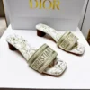 DIOR DWAY HEELED SLIDE - DS043