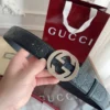 GUCCI SIGNATURE LEATHER BELT - GB053