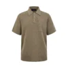 LOUIS VUITTON MONOGRAM POINTELLE SHORT-SLEEVED POLO SHIRT - LVTS254