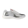 PRADA AMERICA'S CUP METALLIC LEATHER AND BIKE FABRIC SNEAKERS - PRS078